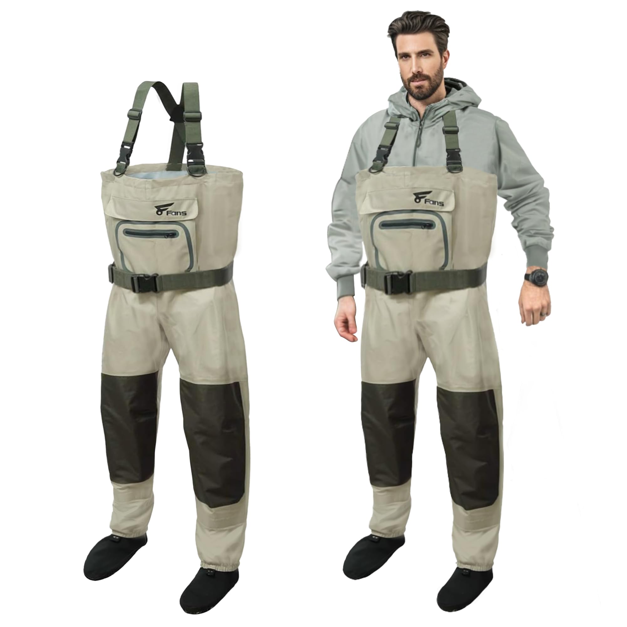 Fishing Waders - 8 Fans Fishing Chest Waders for