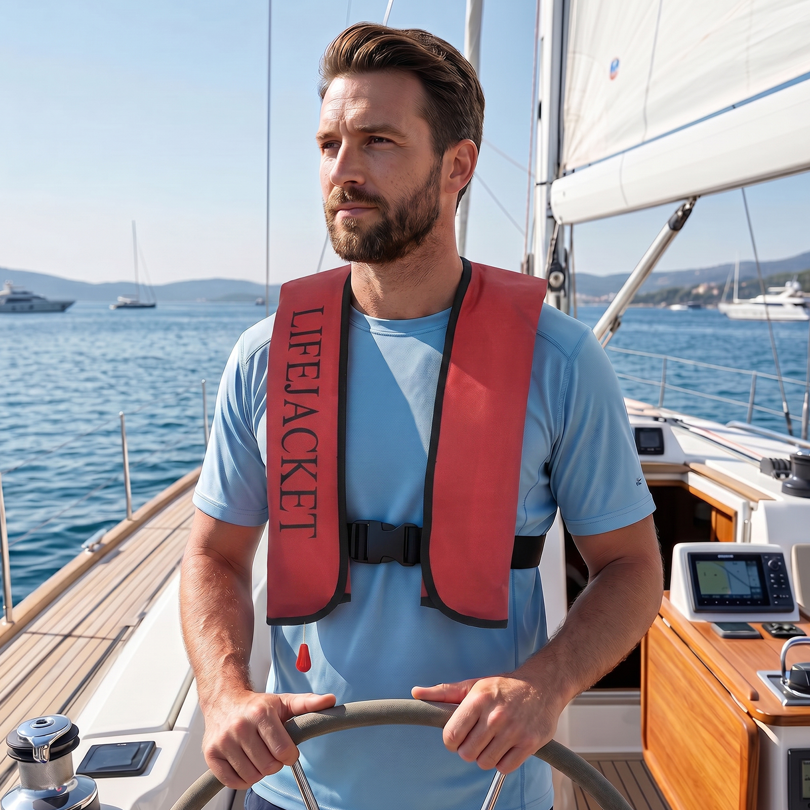 Automatic Inflatable Life Vest - Fishing Vest ulasan dan harga