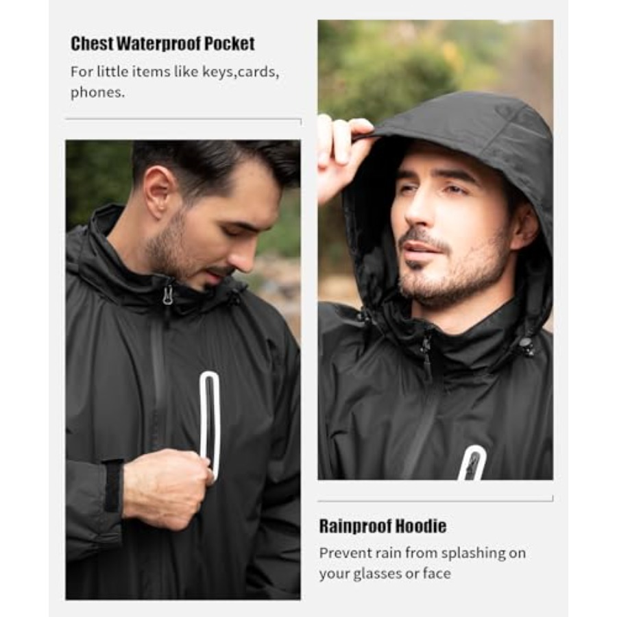 Men's Waterproof Golf Rain Sui - Fishing Rain Suit ulasan dan harga
