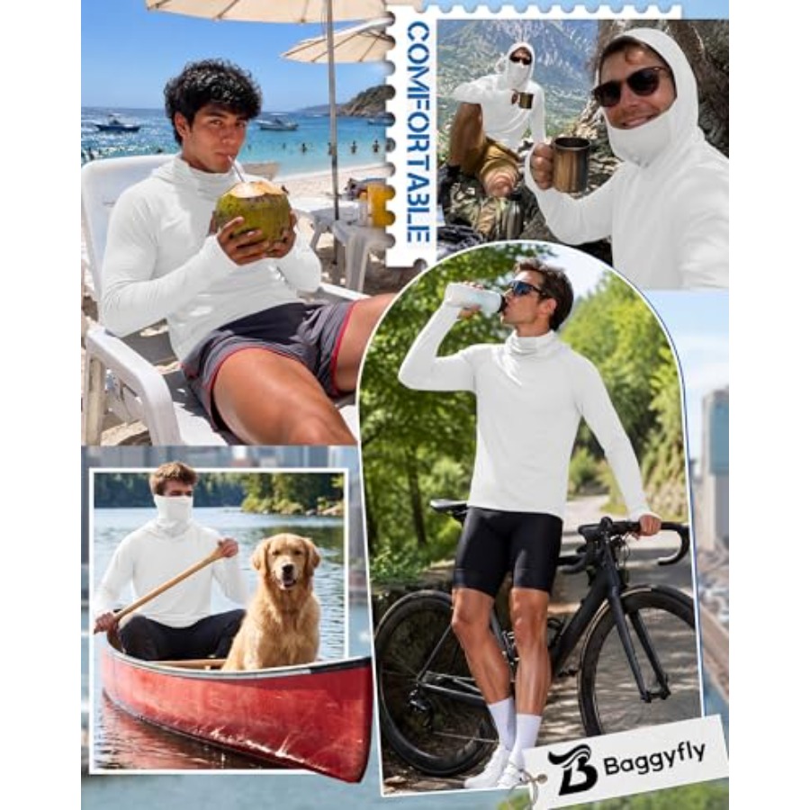Men's UPF 50+ Sun Protection H - Fishing Mask Sun Protection ulasan dan harga