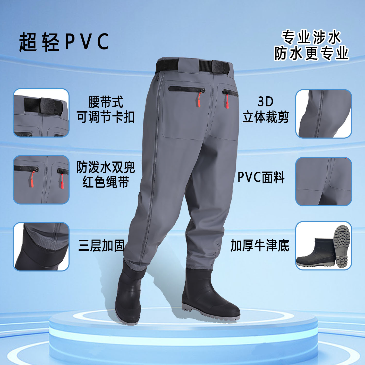 Men's Waterproof Fishing Wadin - Fishing Pants Waterproof ulasan dan harga