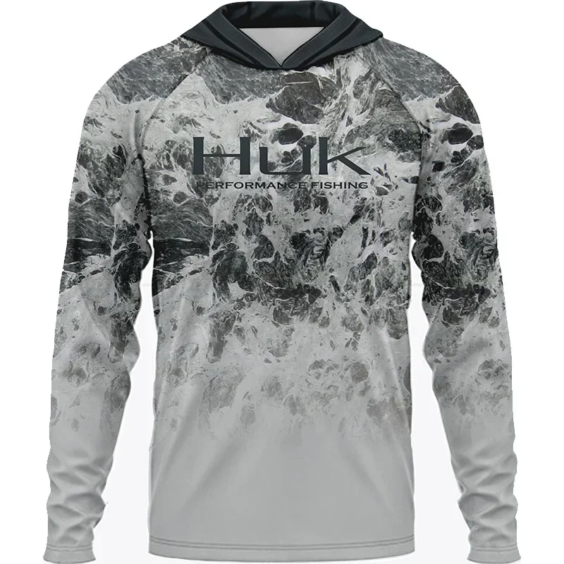 HUK Fishing Long Sleeve UPF 50 - Fishing Shirt Uv Protection ulasan dan harga