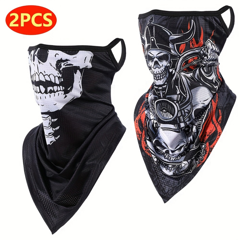 2-Pack, Men's Gothic Mask and  - Fishing Mask Sun Protection ulasan dan harga