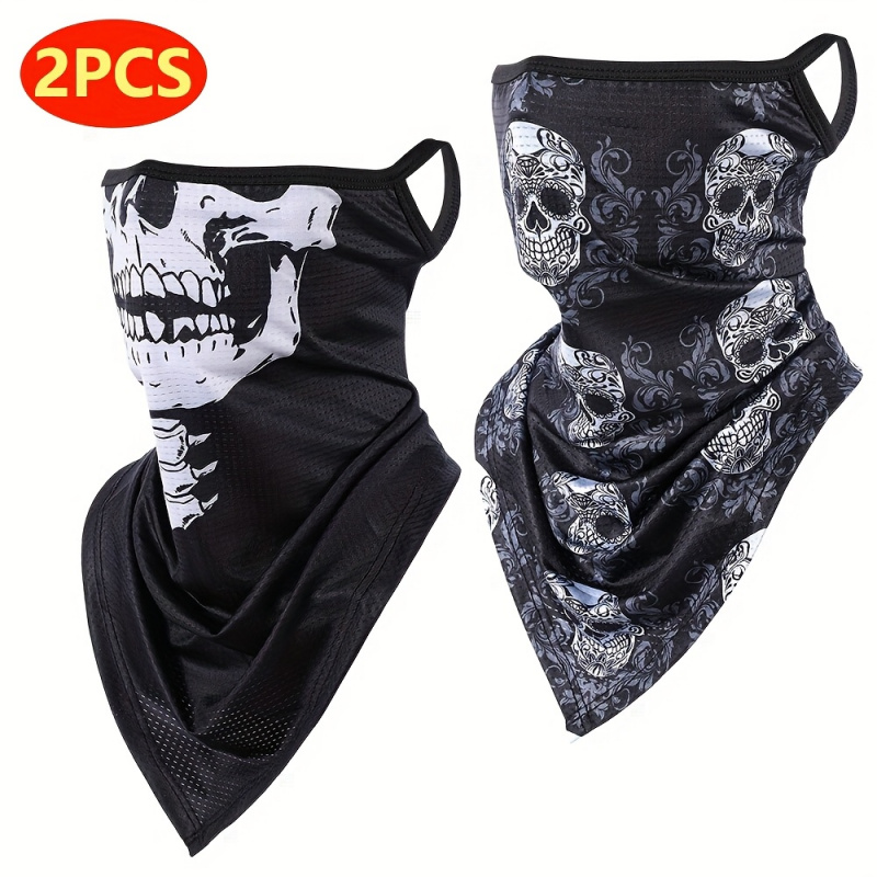 2-Pack, Men's Gothic Mask and  - Fishing Mask Sun Protection ulasan dan harga