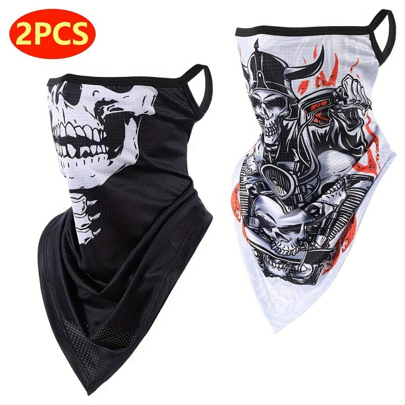 2-Pack, Men's Gothic Mask and  - Fishing Mask Sun Protection ulasan dan harga