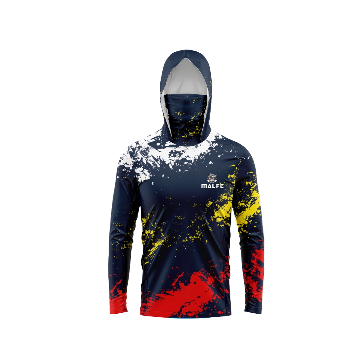 MALFC Men Hood Fishing Shirt l - Fishing Shirt Uv Protection ulasan dan harga