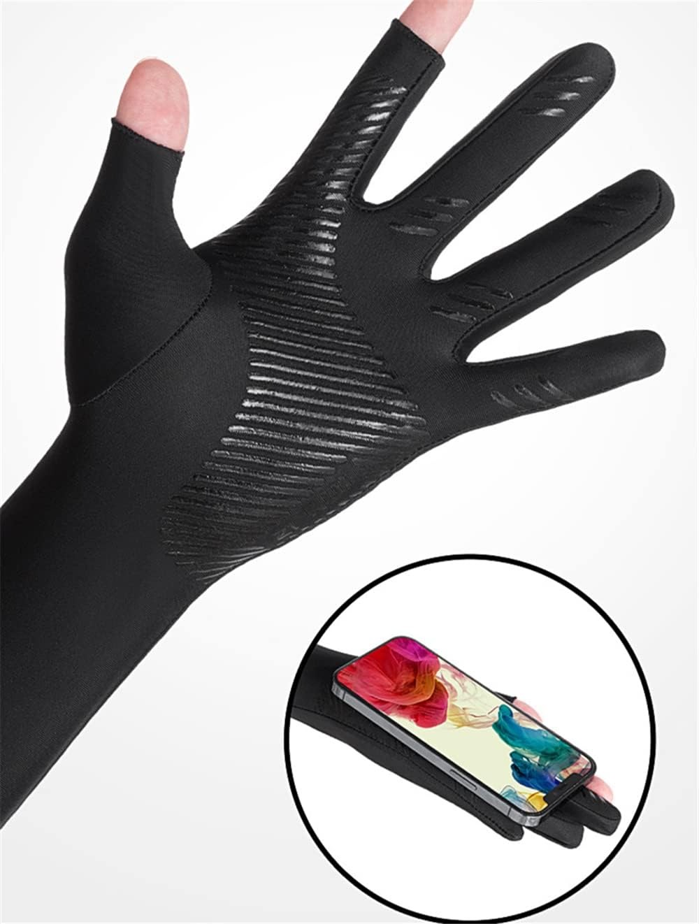UV Protection Armsleeves with  - Fishing Gloves ulasan dan harga