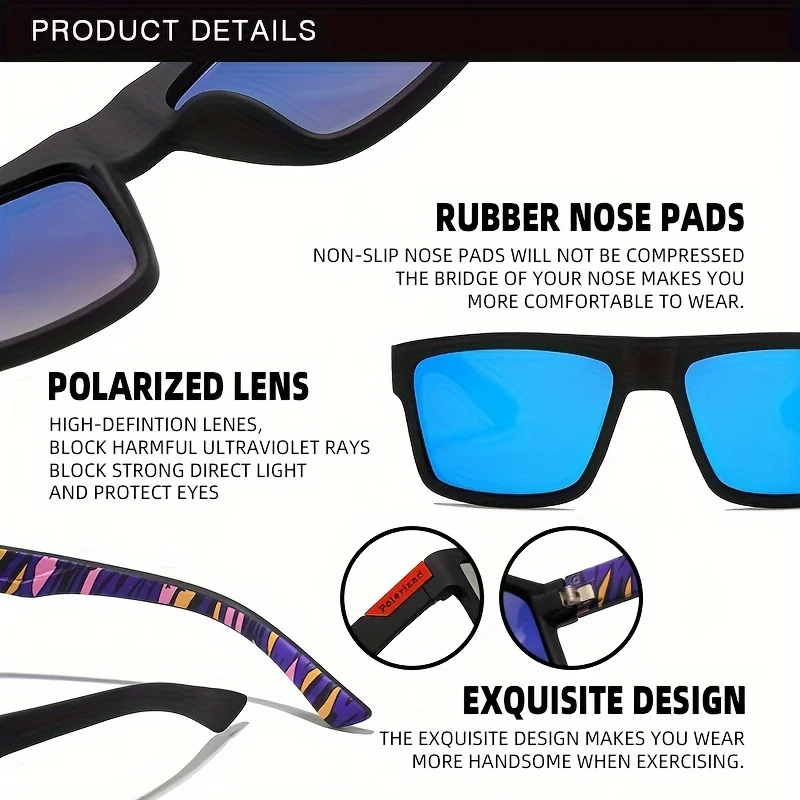 Fashion Vintage Square Polariz - Fishing Sunglasses Polarized ulasan dan harga