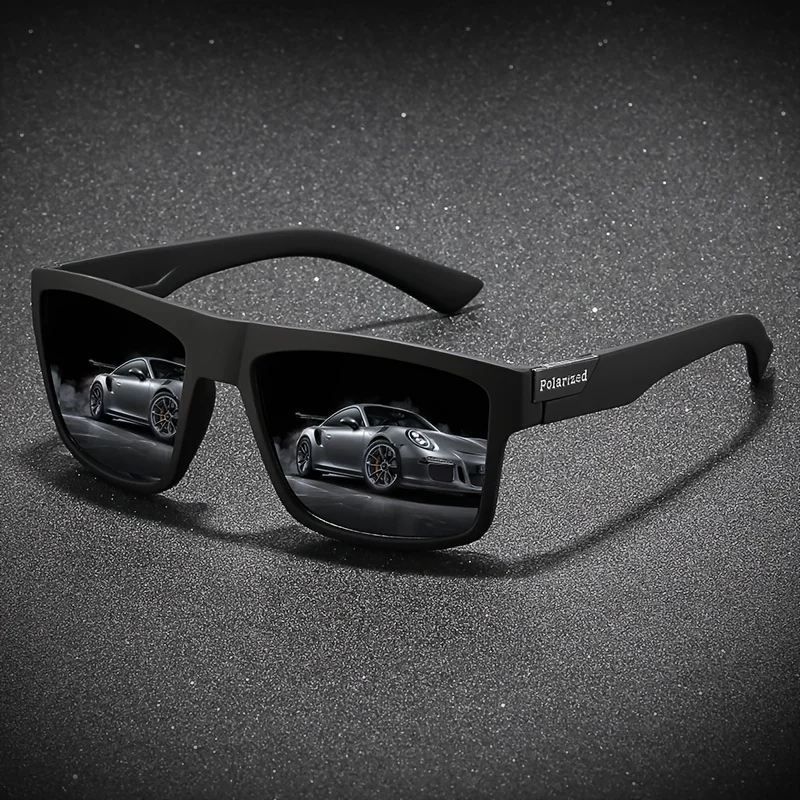 Fashion Vintage Square Polariz - Fishing Sunglasses Polarized ulasan dan harga