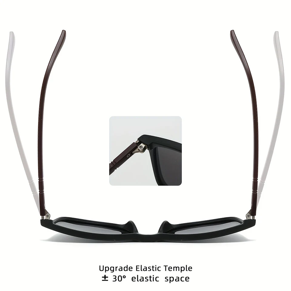 2pcs Luxury Square Vintage Pol - Fishing Sunglasses Polarized ulasan dan harga