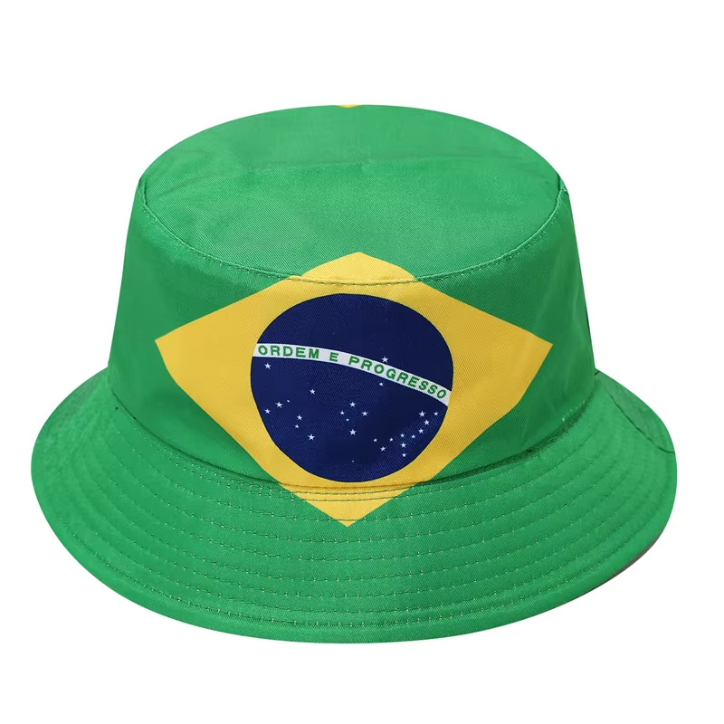 Printed National Flag Bucket H - Fishing Hat ulasan dan harga