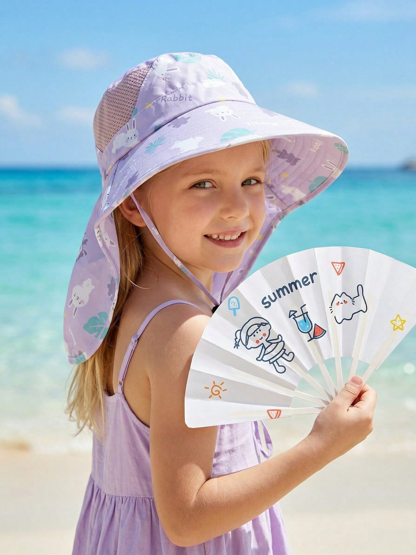 Cartoon Cape Kids Summer Sun F - Fishing Hat ulasan dan harga