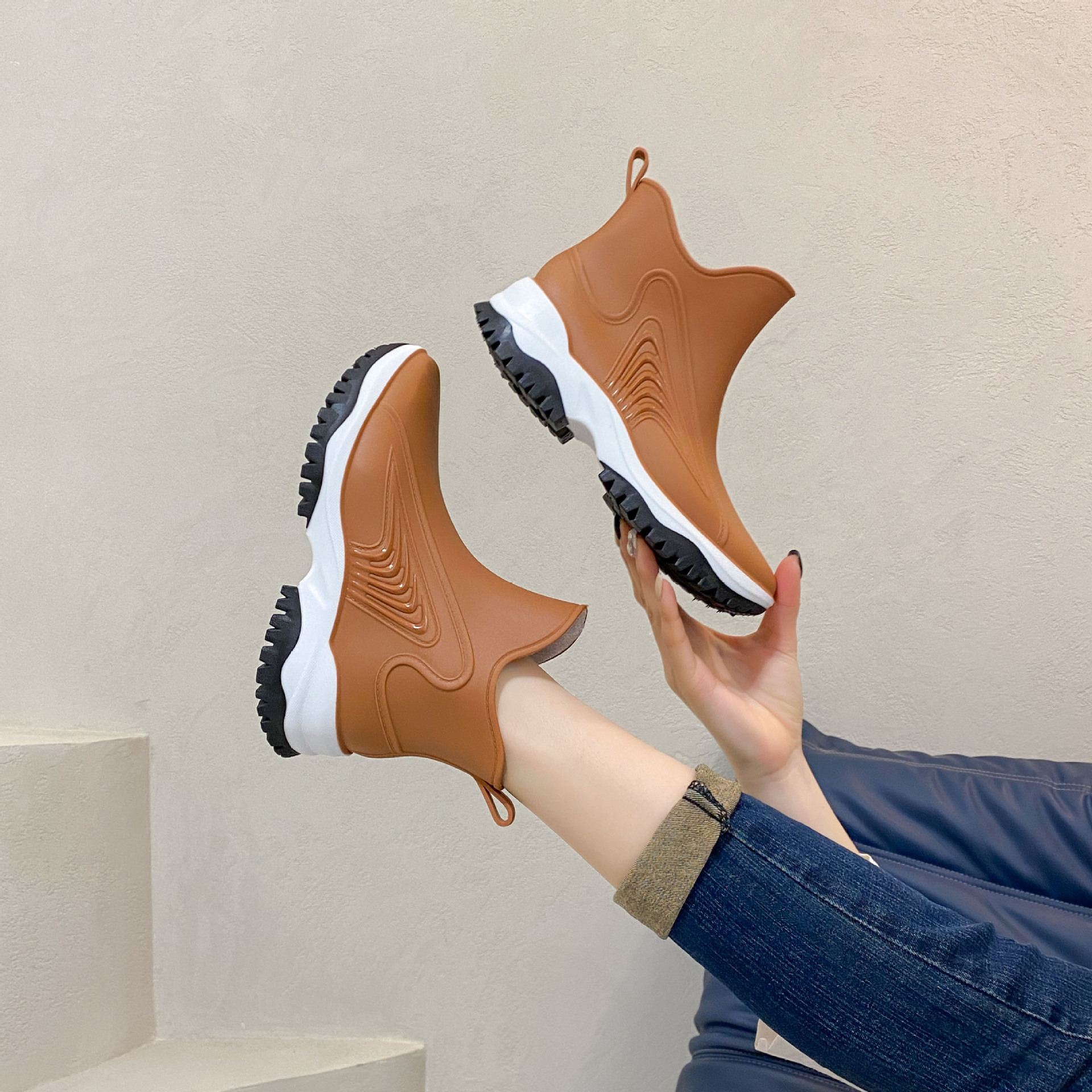 Women Rainboots Slip-on Waterp - Fishing Waders ulasan dan harga