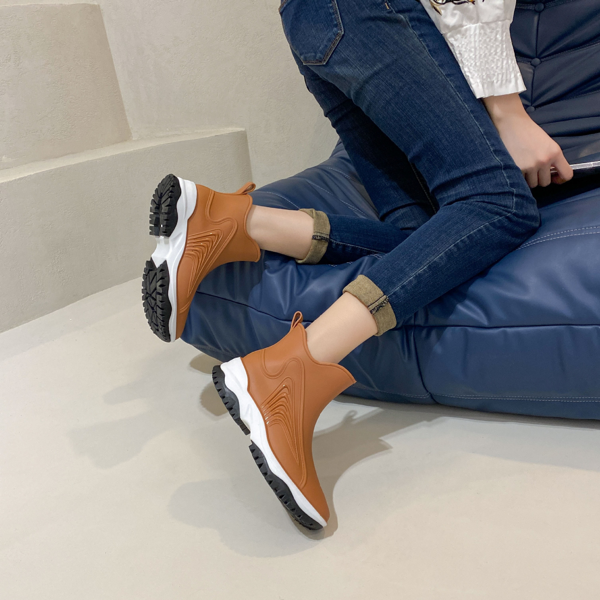 Women Rainboots Slip-on Waterp - Fishing Waders ulasan dan harga