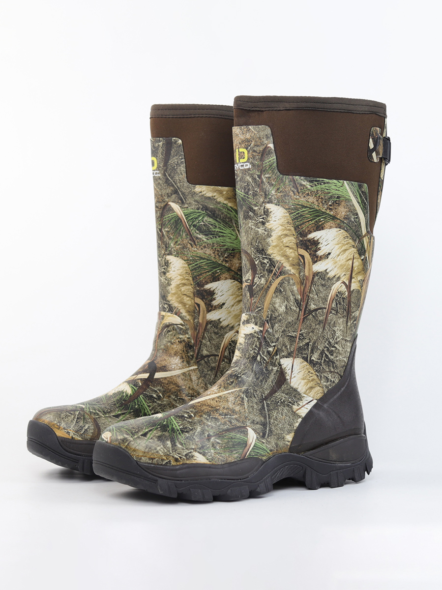 Men's High-Cut Camouflage Rain - Fishing Boots ulasan dan harga