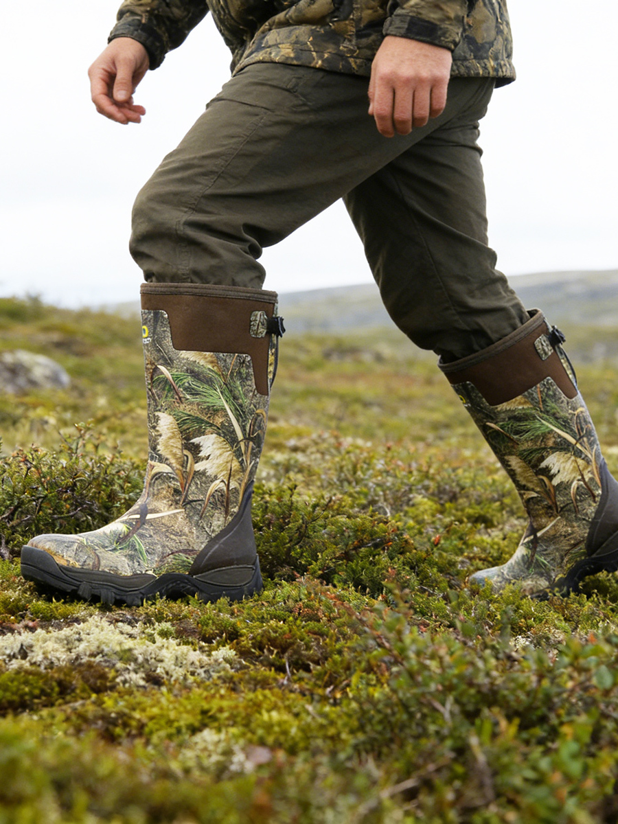 Men's High-Cut Camouflage Rain - Fishing Boots ulasan dan harga