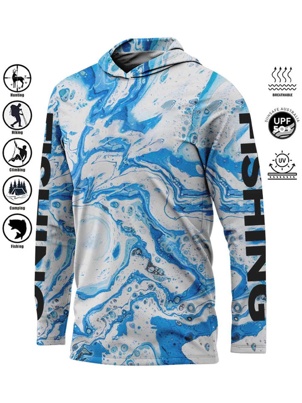 Fishing Shirt Hoodie,UPF 50+ U - Fishing Shirt Uv Protection ulasan dan harga
