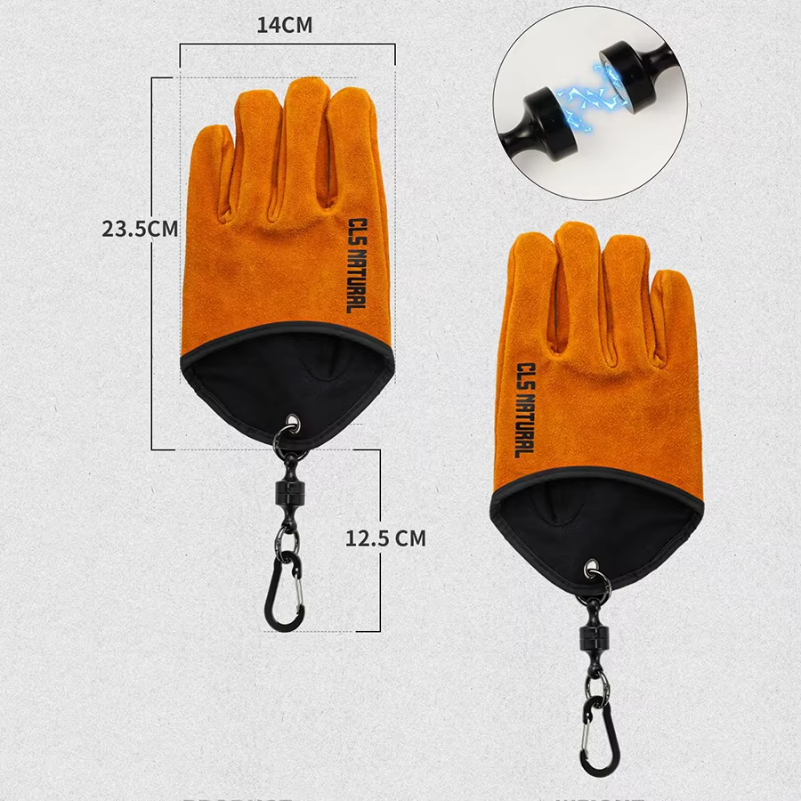 Heat Resistant BBQ Gloves, Cow - Fishing Gloves ulasan dan harga